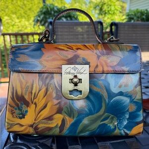 Patricia Nash marigold harvest leather satchel, excellent condition